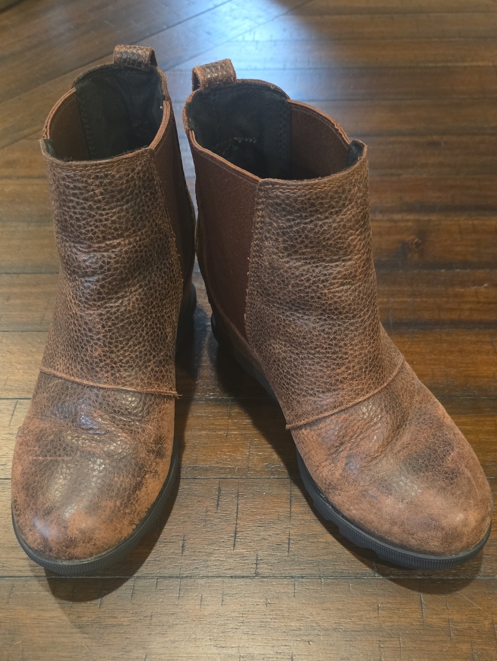 Sorel Womens Wedge Boot Brown 6.5